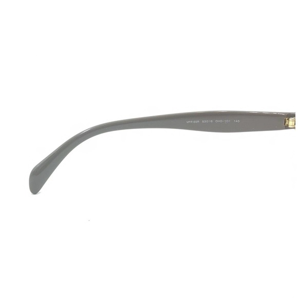 Prada VPR 65R DHO-1O1 Brown Gold Cat Eye Eyeglasses Frames 53-16 140 Italy - Picture 10 of 12